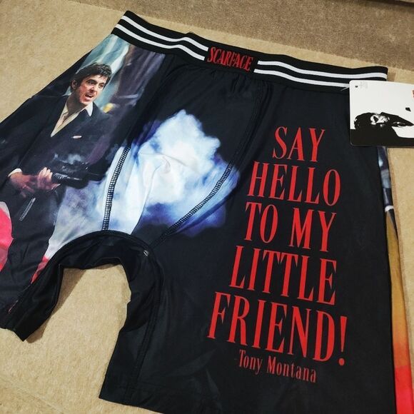 Scarface Red Black Boxer Brief #J - Picture 3 of 5